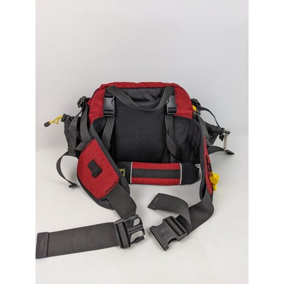 MountainSmith Fanny Pack Bag Waist Bag Red Black Yellow Hiking Trail Running - Picture 4 of 13
